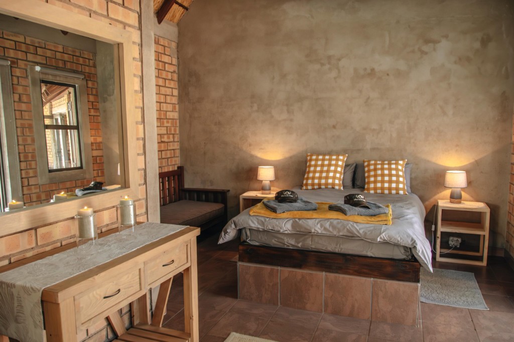 En-suite bedroom with king bed